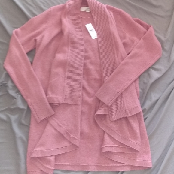 NWT, Loft Open Cascade Cardigan, Sz S - Picture 2 of 3